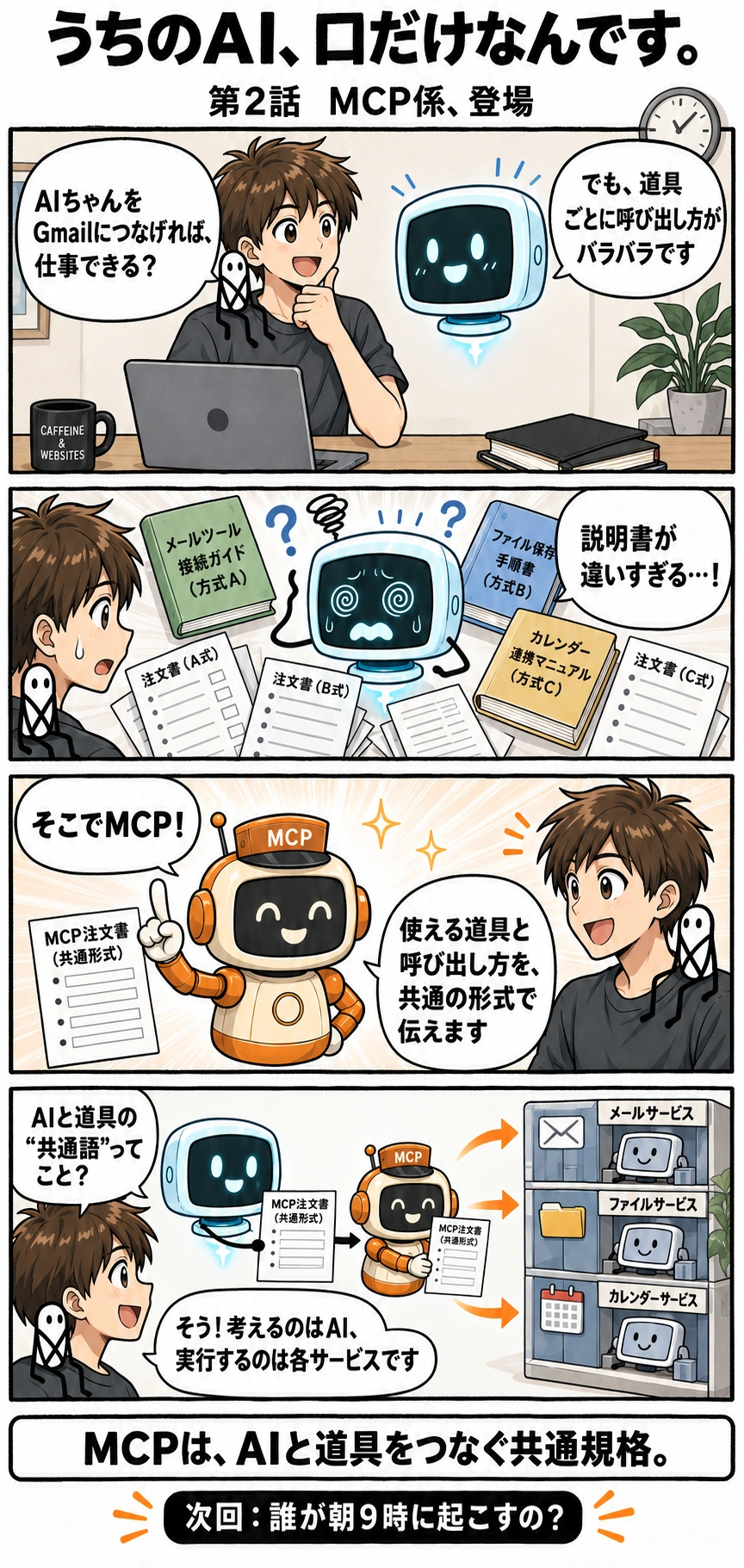第2話 MCP係、登場 — 漫画本編